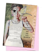 Beautiful & Crooked Greeting Card