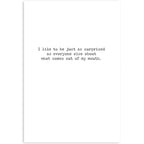 Think Before Greeting Card