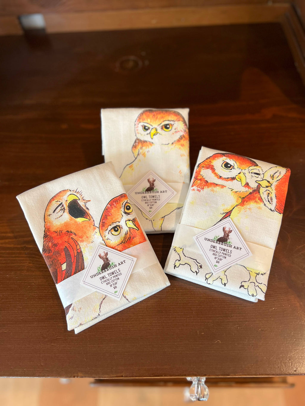 Owl Tea Towel
