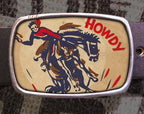 Howdy Belt Buckle Cowboy Belt Buckle