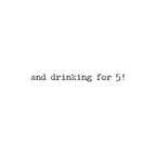 Drinking Greeting Card