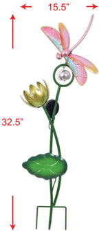 Orange Dragonfly Stake