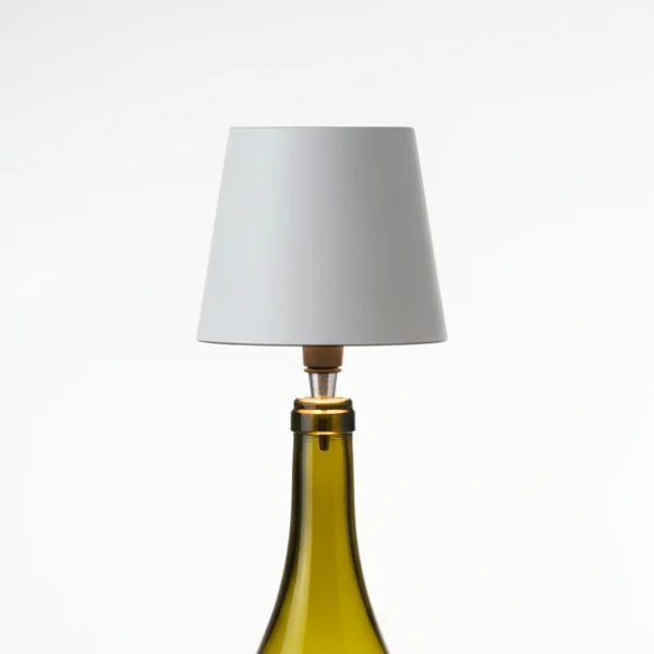 Bottle Top Lamp White