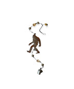 Bigfoot wind chime Sasquatch yeti bell lodge souvenir cabin