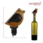 Songbird Specialties® "Singing" Wine Bottle Pourer, Black