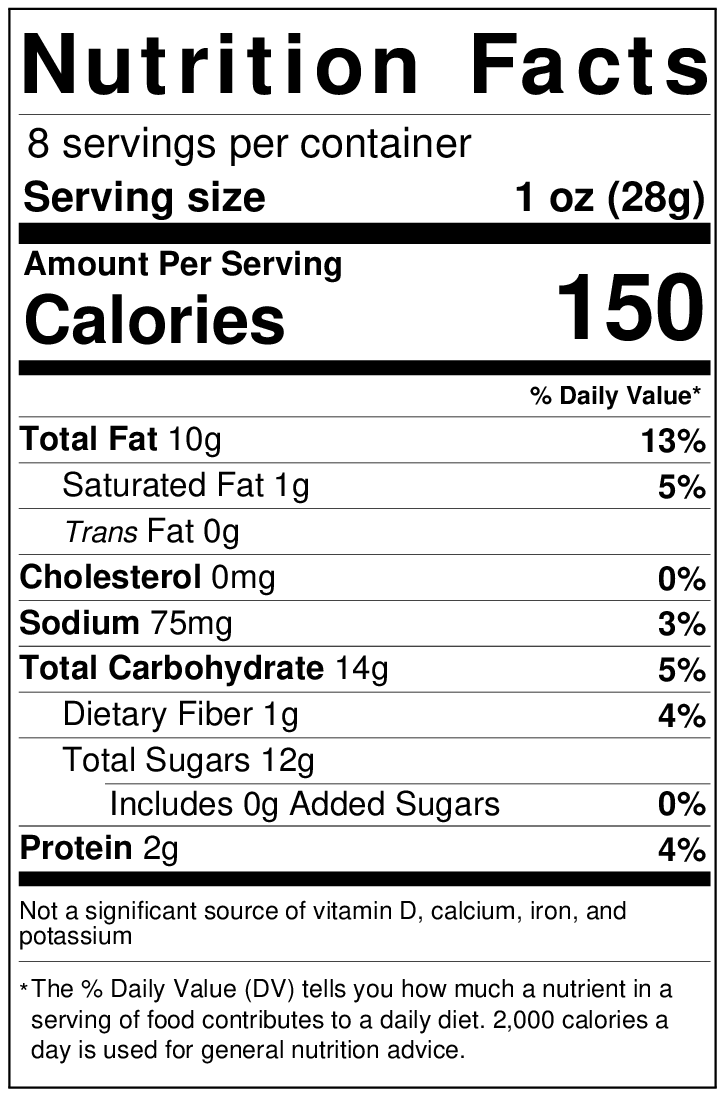 8 oz. Hazelnut Butter Toffee