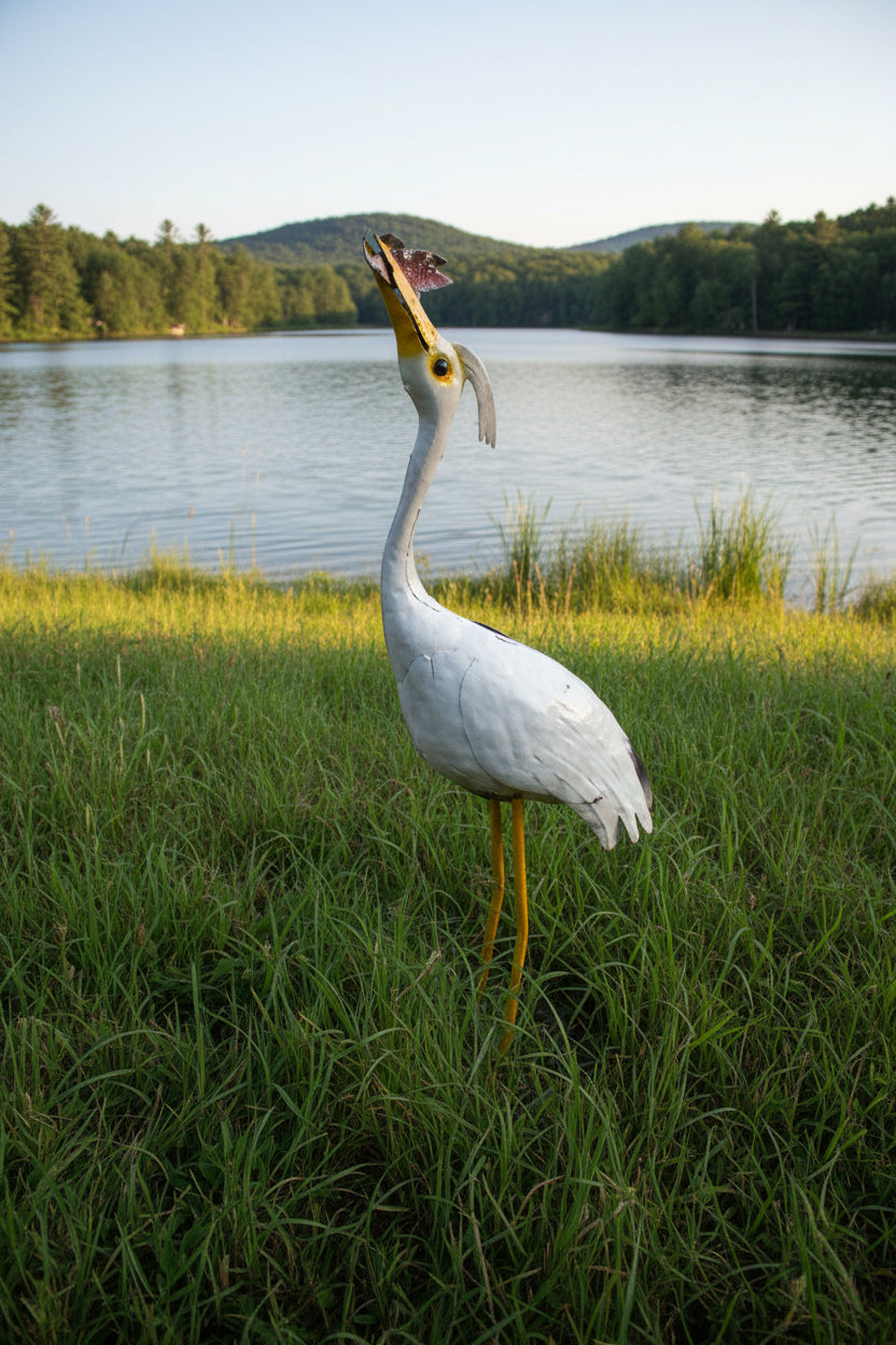 SM Facing up Egret