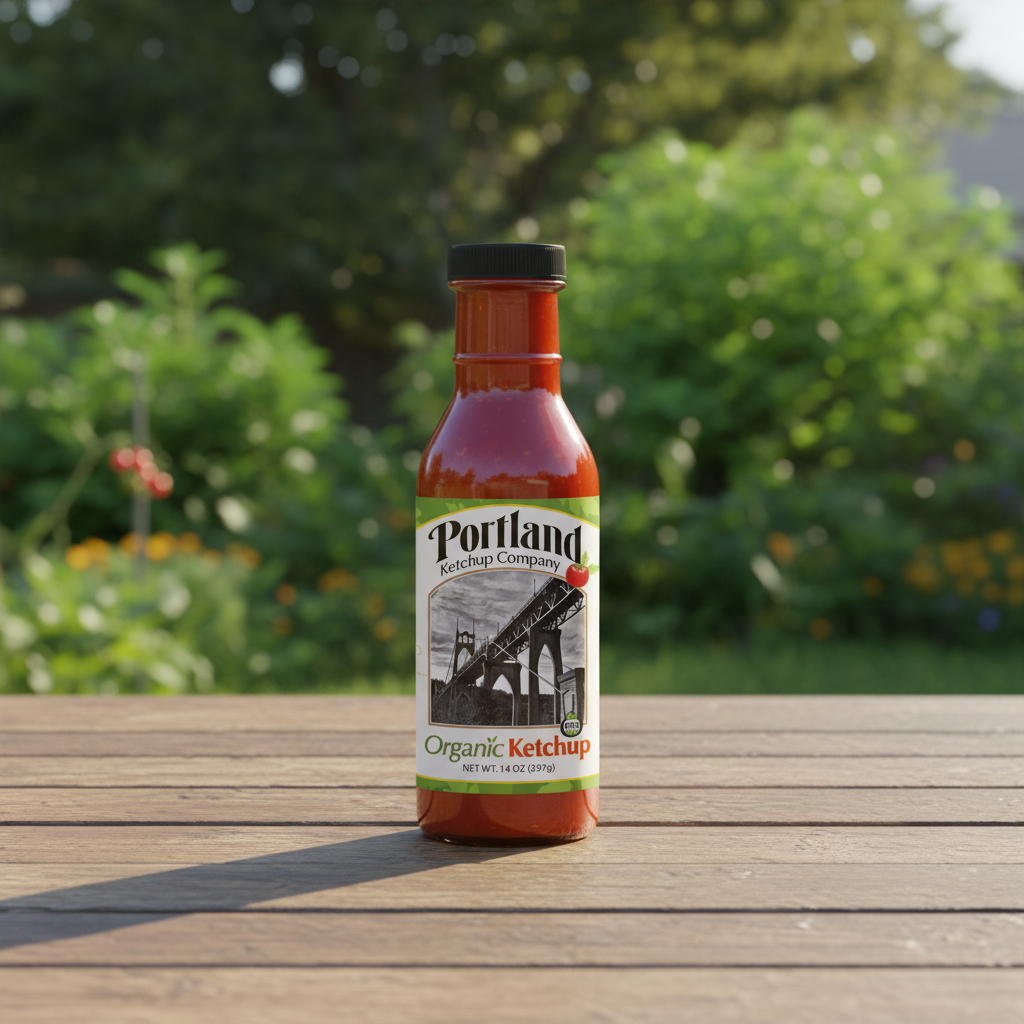 Portland Organic Ketchup 14oz Glass Btls