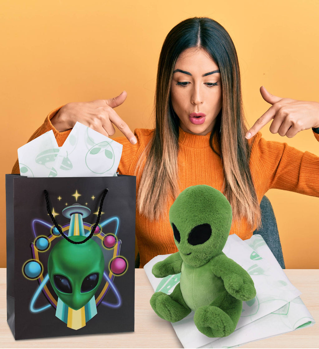 Gift Bag & Tissue Paper - Alien
