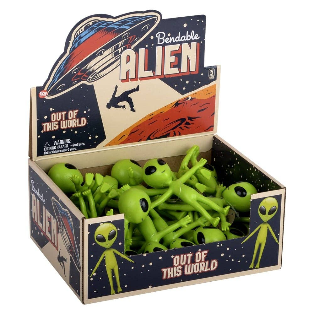4" Bendable Alien