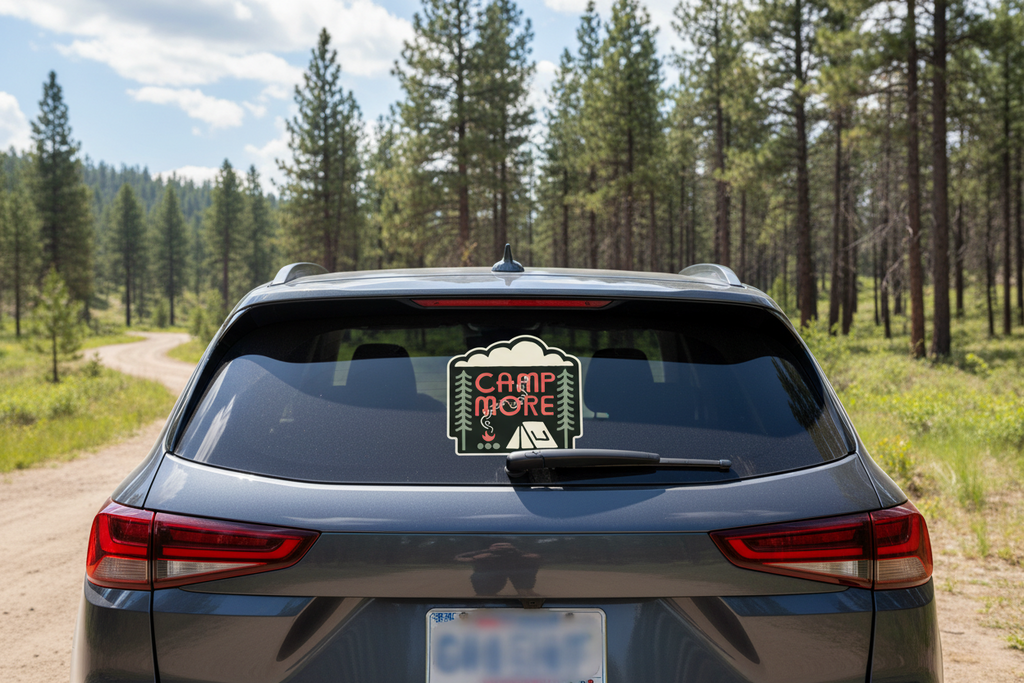 Camping Sticker