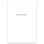 You Don't Look Greeting Card