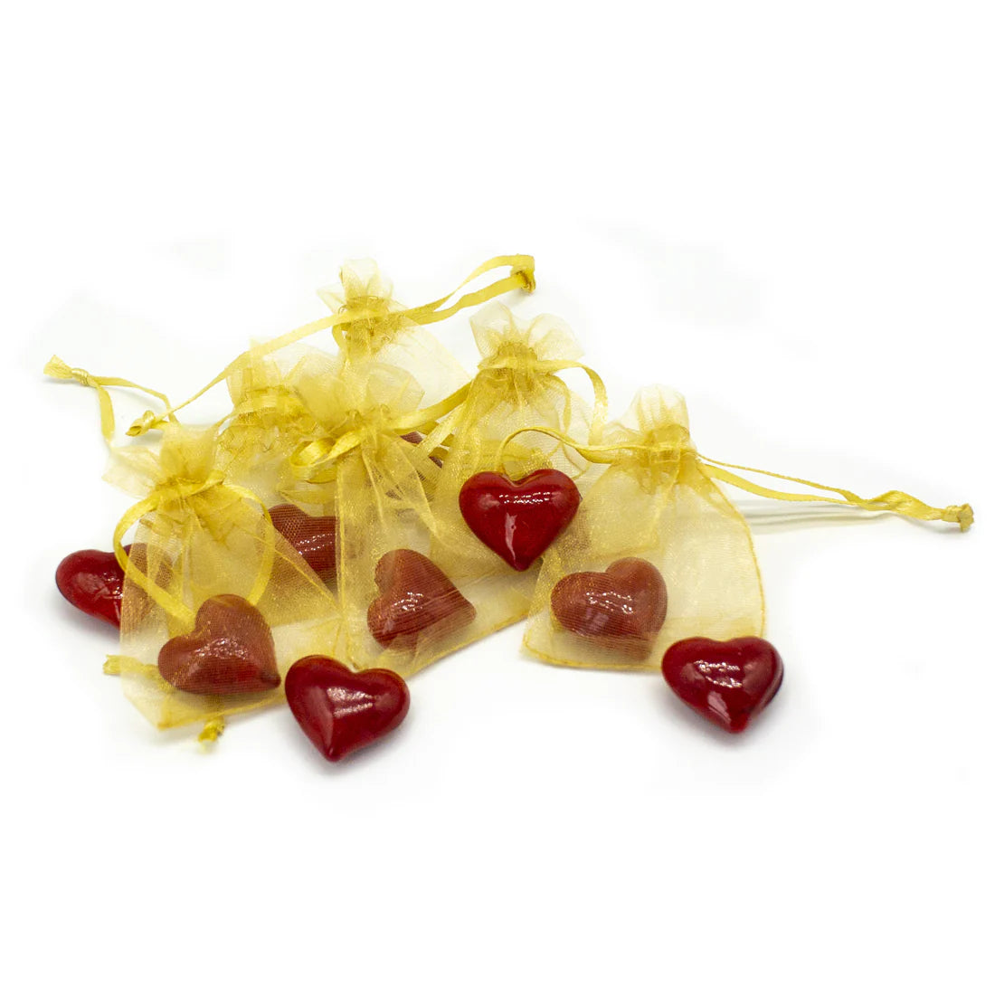 Red Glass Hearts