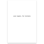 For Instance Greeting Card