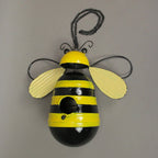 Metal Bumble Bee Hanging Birdhouse For Garden