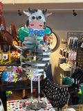 Spiral Cow with Flower