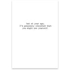 Funny Card Greeting Card