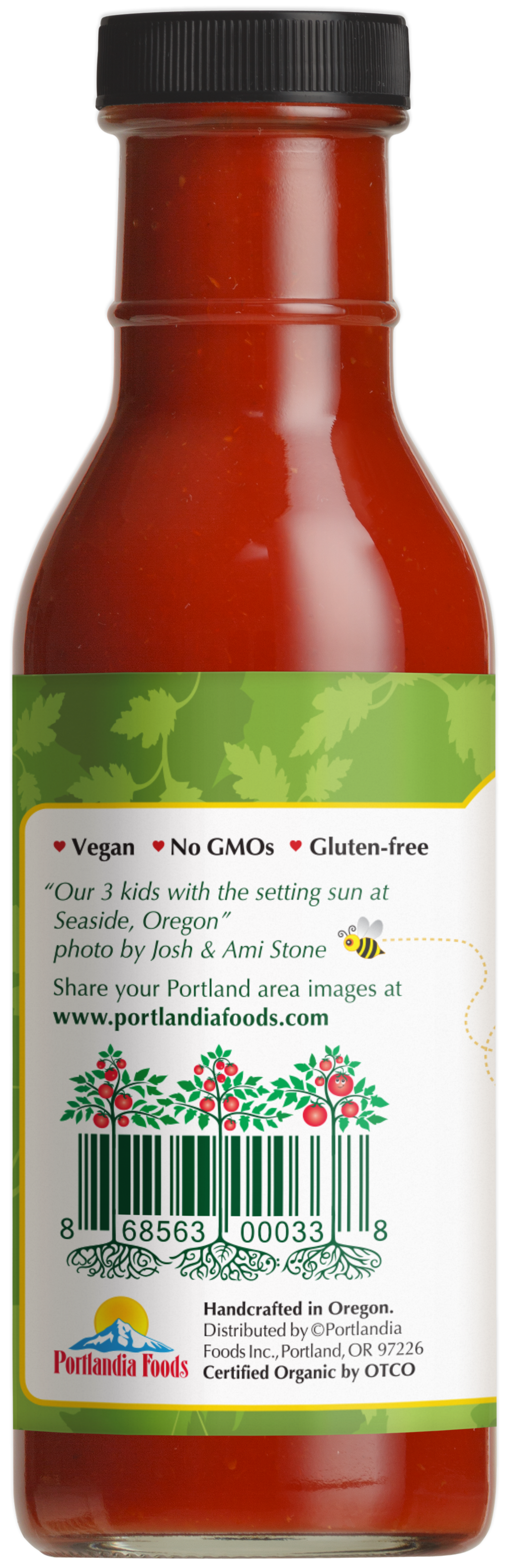 Portland Organic Ketchup 14oz Glass Btls