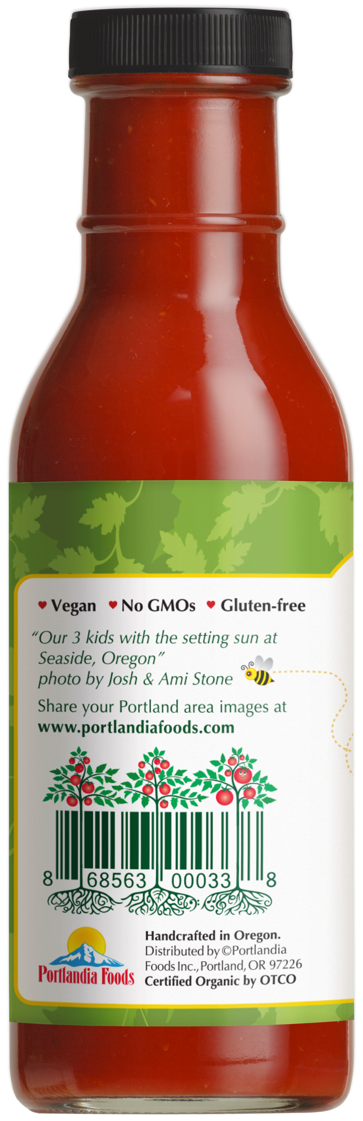 Portland Organic Ketchup 14oz Glass Btls
