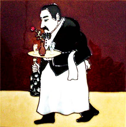 Art Tile Art Tile Waiter in Blk jacket