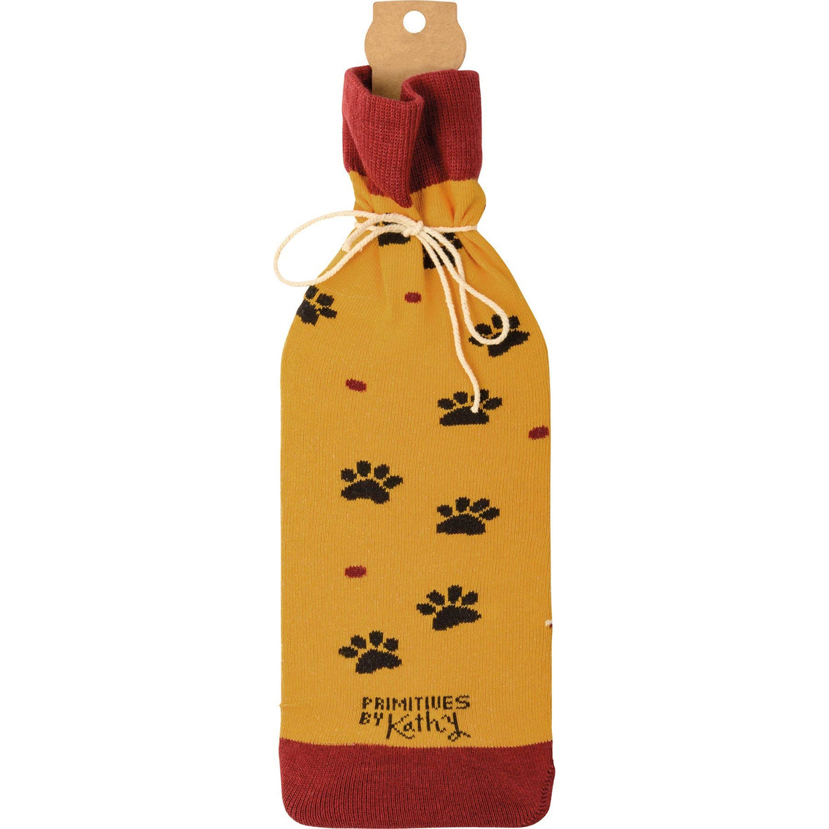 Let's Drink Wine And Talk Bottle Sock