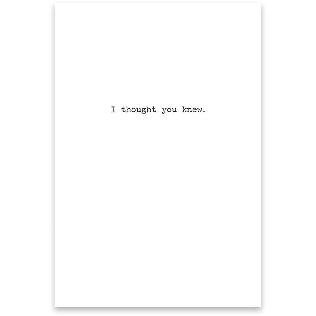 Sorry I Called You Old Greeting Card