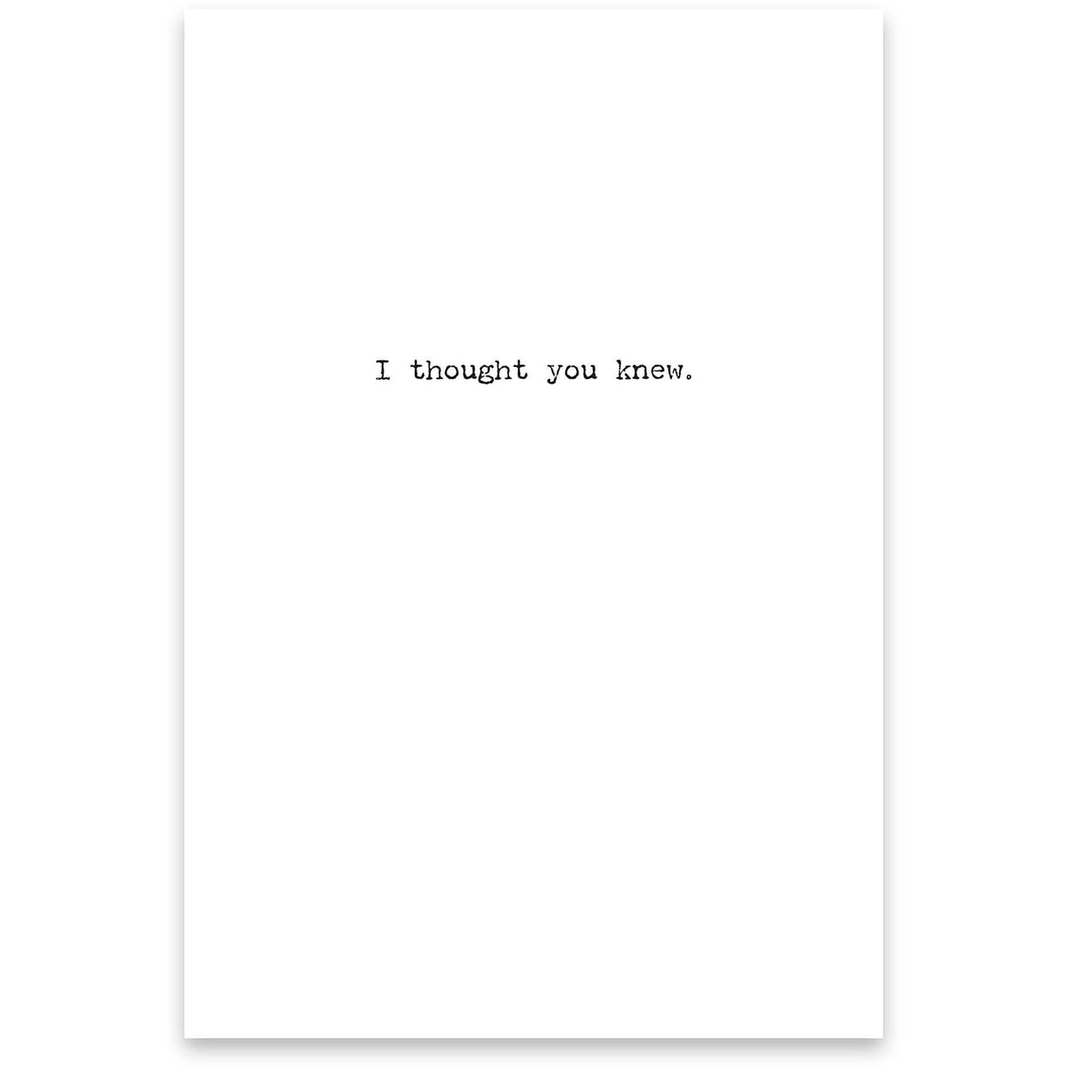 Sorry I Called You Old Greeting Card