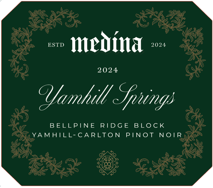 Medina Wines Yamhill Springs Pinot Noir 2024