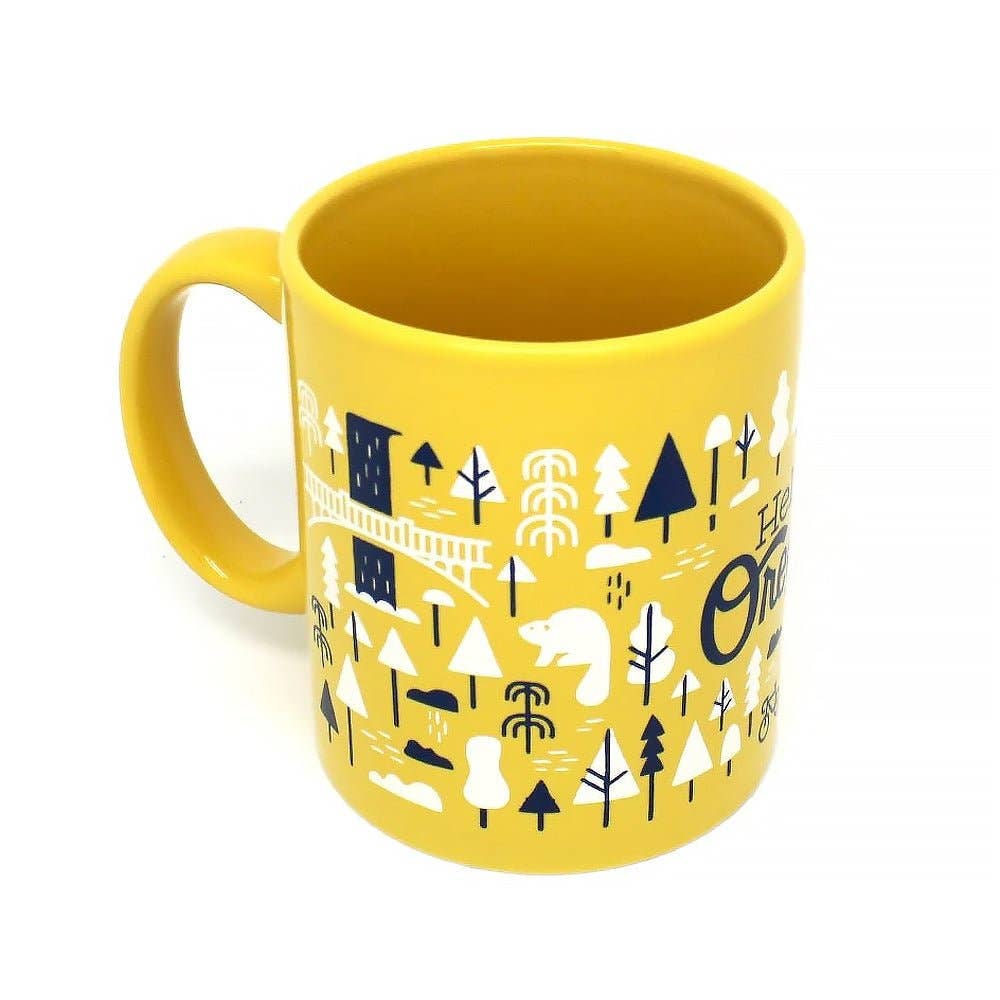 Oregon Burst Mug | Yellow