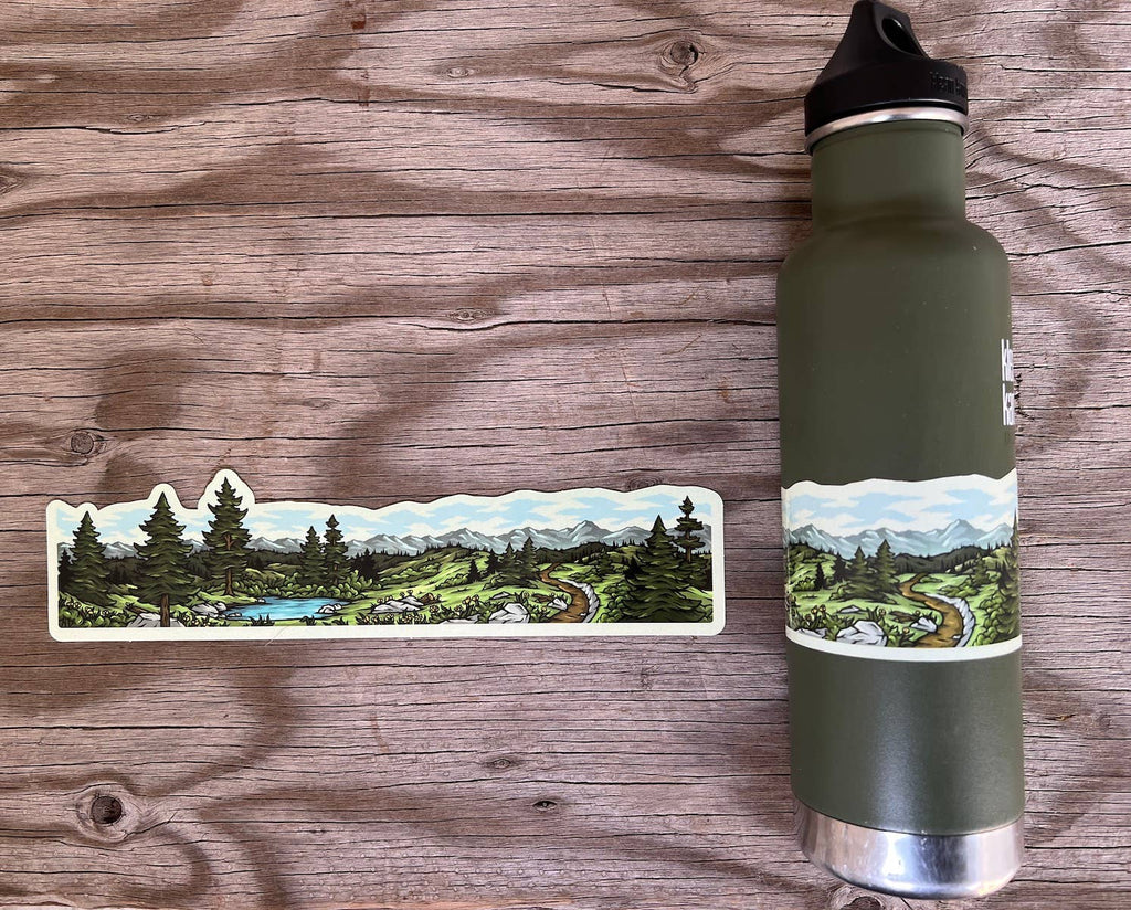 Mountain Sticker Wrap