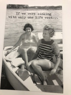 Life Vest Greeting Card