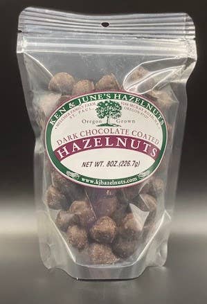 8oz Dark Chocolate Hazelnuts