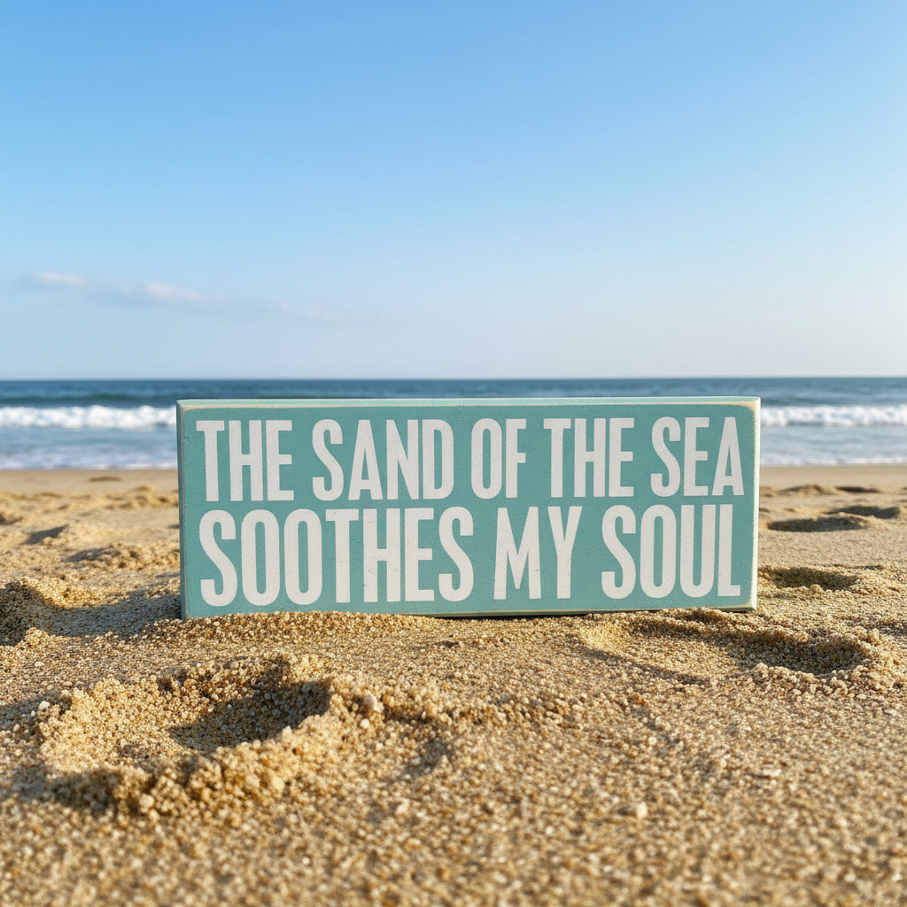 Sand of the Sea Box Sign**