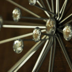 Jeweled Metal Sunburst Wall Decor