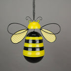 Metal Bumble Bee Hanging Birdhouse For Garden