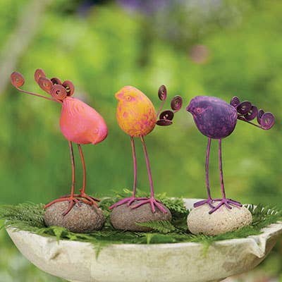 Bird on River Stone, Assorted colors