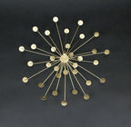 Jeweled Metal Sunburst Wall Decor