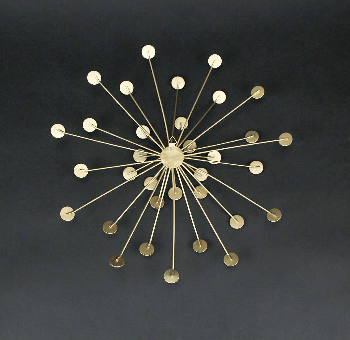 Jeweled Metal Sunburst Wall Decor