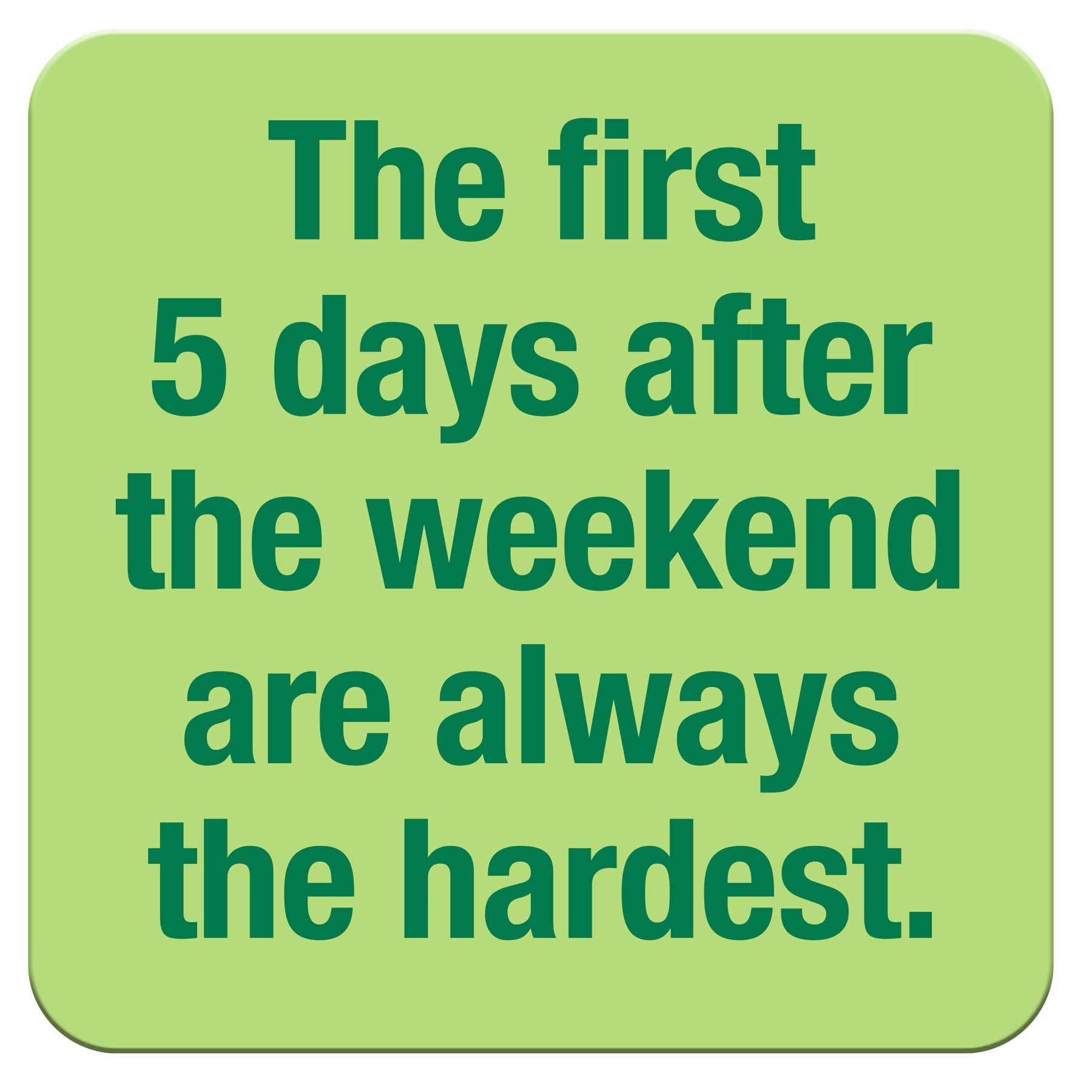 Funny Coaster - The first 5 days