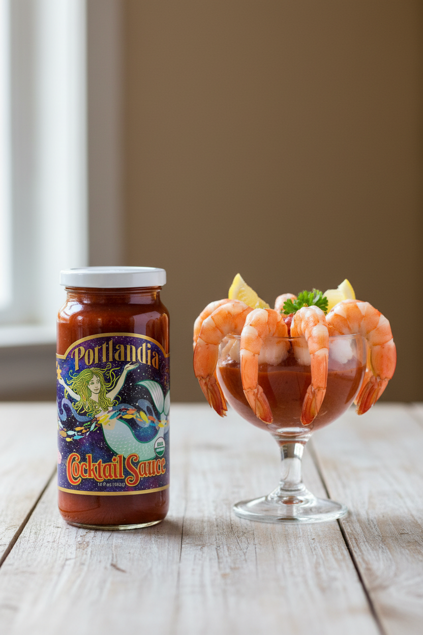 Portland Organic Cocktail Sauce 17oz Glass Jar