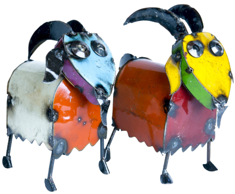 8"L - Micro Goats