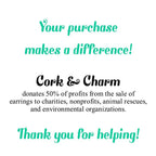Brave Affirmations Inspirational Words Earrings Sterling Silver