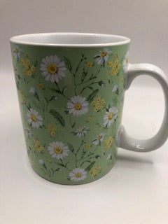 Green Daisy Mug**