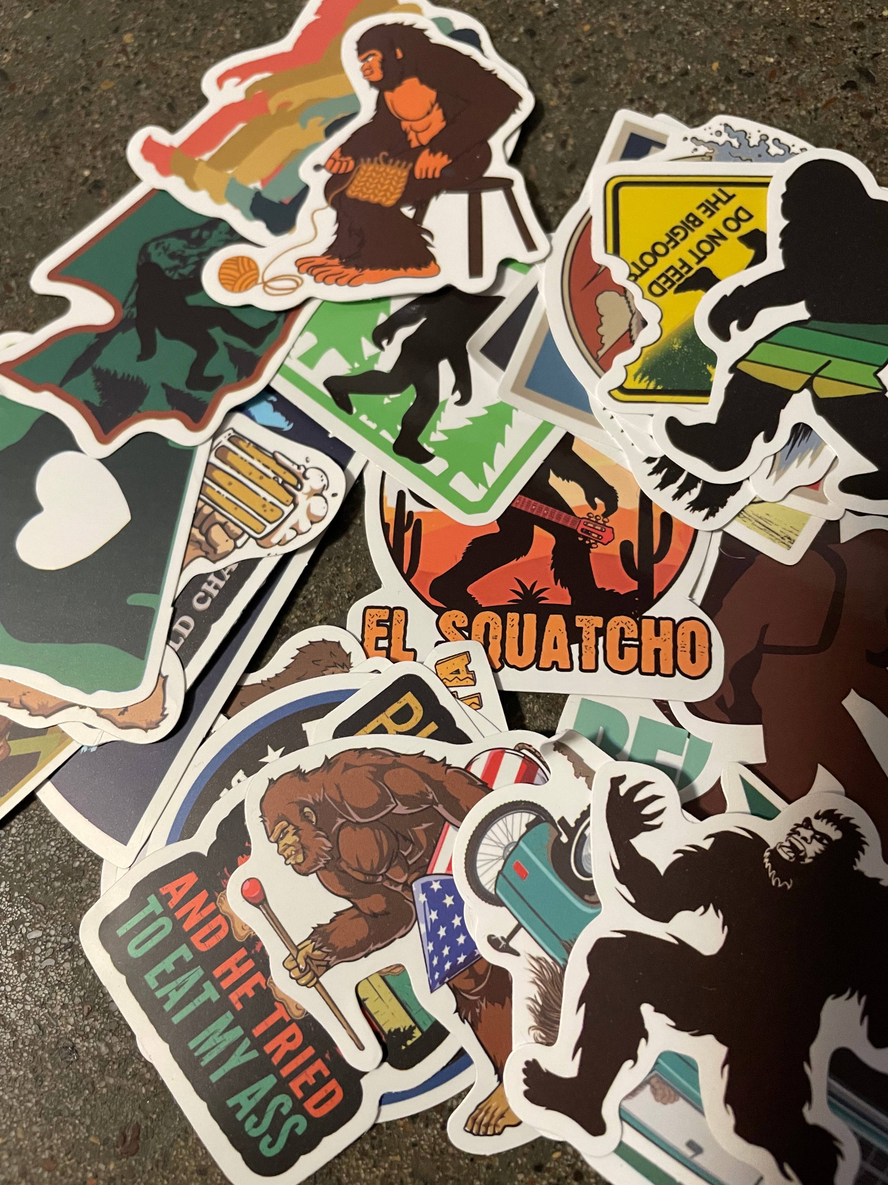 Bigfoot stickers 100-pack (Random)
