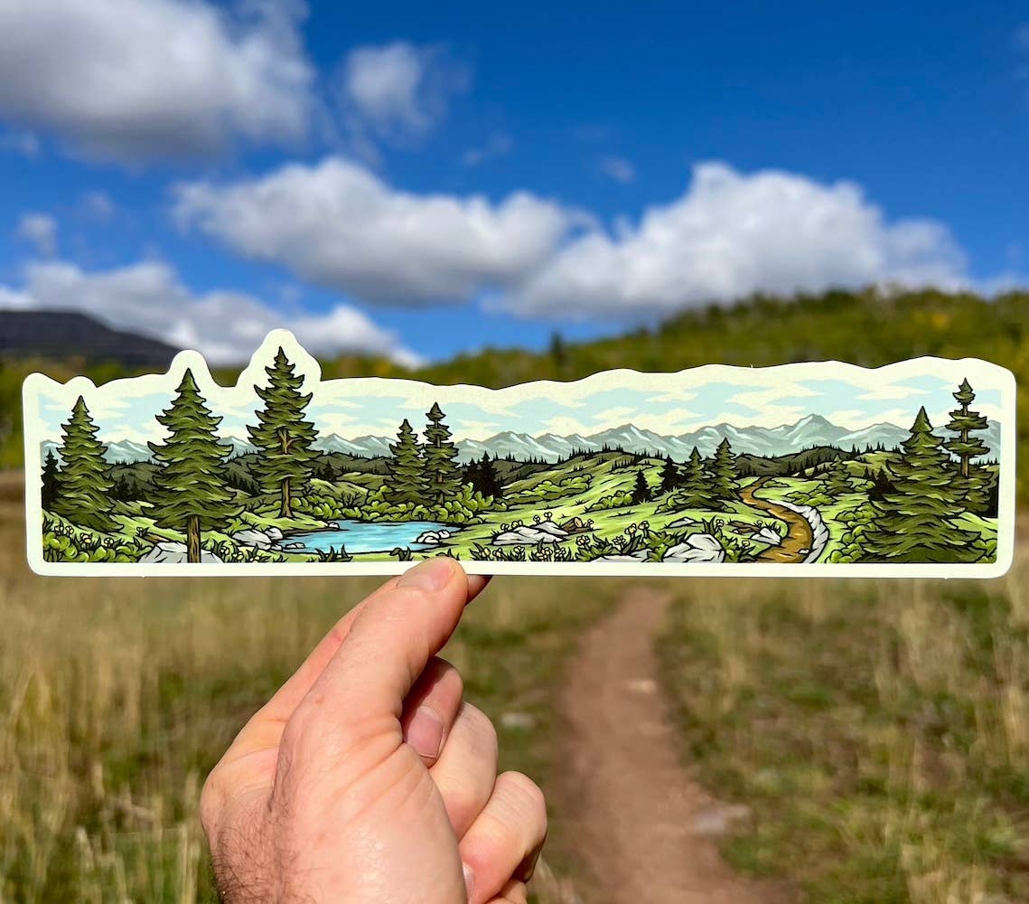 Mountain Sticker Wrap