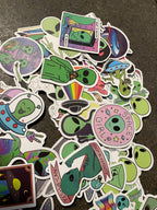 Alien stickers 100-pack (Random)