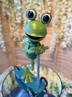 Frog Riding a Scooter Mtl Art