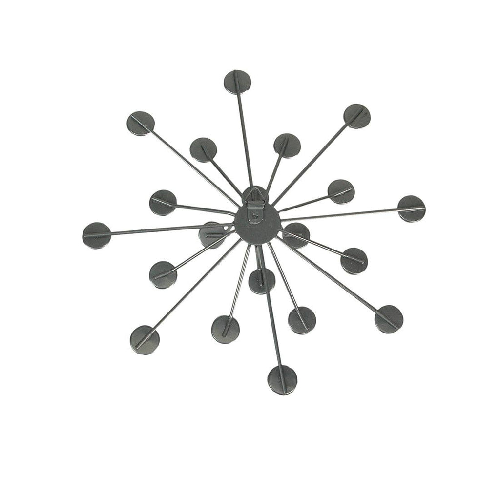 Jeweled Metal Sunburst Wall Decor