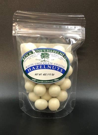 4 oz. White Chocolate Hazelnuts