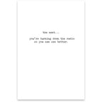 One Minute Greeting Card